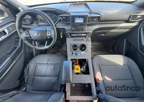 2020 Ford Explorer Police Interceptor from USA, damaged, VIN 1FM5K8AW4LGA95249